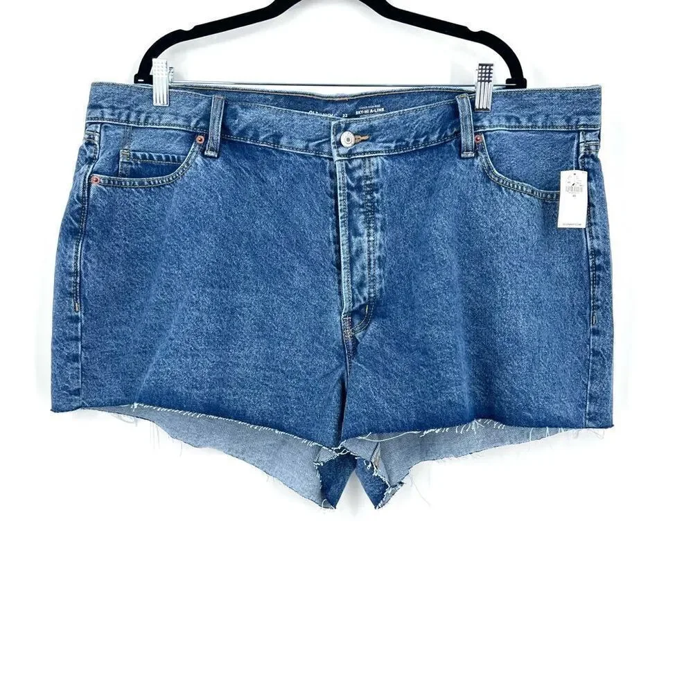 NWT Old Navy Sky Hi A Line Short Shorts Size 22